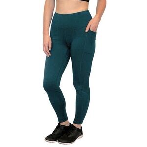 Spyder Warm Teal High-Waisted Leggings With Pockets